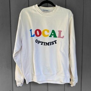 Madhappy Cream 'Local Optimist' Sweatshirt
